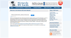 Desktop Screenshot of nintendodscards.com